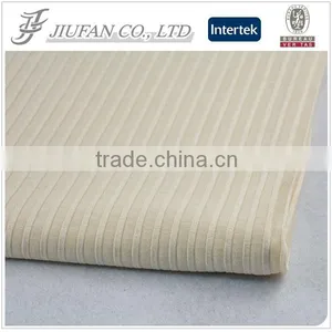 Jiufan Textile Knitted TR Plain Dyed Rib Rayon Polyester Spandex Composition Fabric thumbnail-2