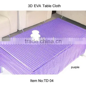 3D EVA Transparent Tablecloth,tablecovers thumbnail-1