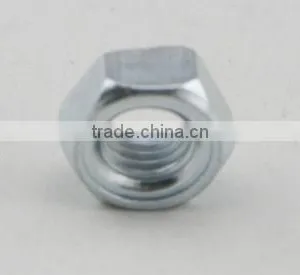 Blue White Zinc Hexagon Thin Nuts DIN439 thumbnail-1