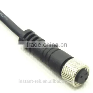 INST M12 4pin Female Waterproof Connector Assembly Cable Connector thumbnail-2