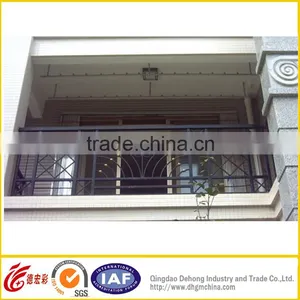 Factory Price Customized Power Coated Security Wrought Iron Balcony Railing thumbnail-2