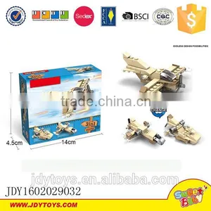 Military Toys Series Toy Brick Warcraft Toys 3 in 1 Military Aircraft 3 Style thumbnail-4