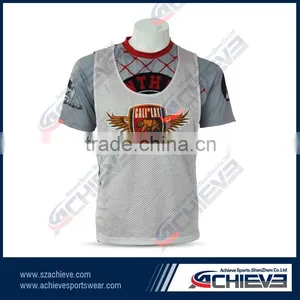 New Style Team Lacrosse Shooting Jerseys Full Sublimation no Fading Lacrosse Shooting Shirts thumbnail-1