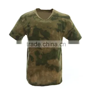 Man t Shirt Short Sleeve Round Neck A-tacs Combat Shirt thumbnail-1