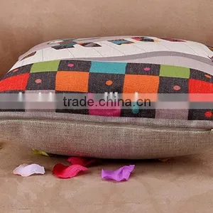 2015 Korean Music Little People Cute Children Cartoon Office Sofa Cotton and Linen Pillowcases Back Cushion thumbnail-6