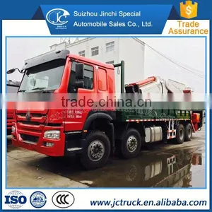 Diesel Engine Type and Turbocharger Type The 420HP Howo 8x4 Heavy Lorry Crane Truck Lowest Factory Price thumbnail-3