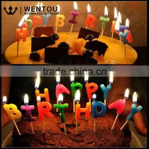 Cute Colorful Letter Birthday Candle thumbnail-3