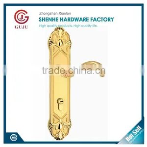 American Style External Pull Handle Main Door Lock Entry Set Cylinder Lock thumbnail-2