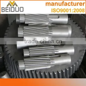 Custom Precision Metal Cnc Machining Long Gear Shaft Main Drive Gear Shaft thumbnail-3