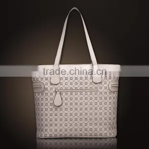 Novel pu Plaid Handbags High Quality Leather Tote Bag Mother and Child Bags for Faddish Women thumbnail-3