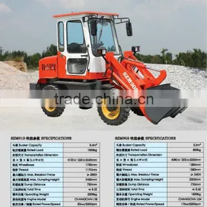 Mini ZL08 Wheel Loader With ce thumbnail-1