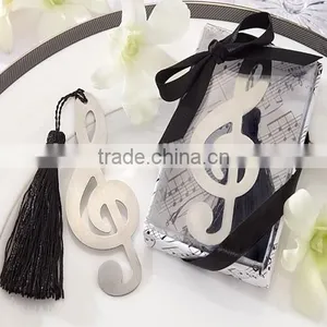 Timeless Duet Brushed-Metal Openwork Music Note Bookmark thumbnail-1