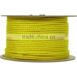 Twisted Yellow Polypropylene Rope thumbnail-1