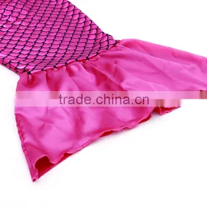 Fashion Clothing 2016 Hot Pink Sequin Mermaid Set Two Piece Mermaid Swim Suit thumbnail-5