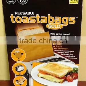 Teflon Bread Heating Bag, Reusable Sandwich Bag thumbnail-1