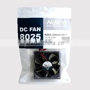 Alseye CB2504 Manufacture 5v 12v Air Cooler Fan 8025 Silent Fan for Computer thumbnail-3