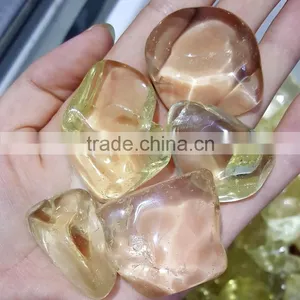 2~4cm Polished Citrine Crystal Stones High Quality Yellow Crystal Stones thumbnail-1