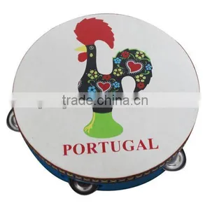 Wooden Musical Toy Cartoon Tambourine thumbnail-1