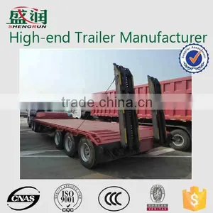 50T Low Bed Semi Trailers With Low Loader Low Price for Hot Sale thumbnail-2