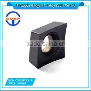 Carbide Turning Insert CCGT09T304-SL BPU10B for Aluminum Finishing thumbnail-2