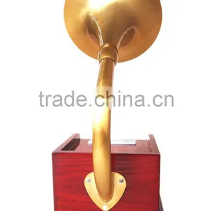 Rain Lane Gift Horn Gramophone Model With USB SD Bluetooth thumbnail-6