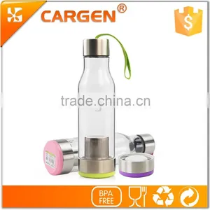 Customized Tritan 600ml Oem Plastic Sport Tea Bottles thumbnail-6
