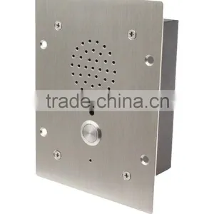 Stainless Steel Call Station VOIP POE Phone Waterproof Intercom Paging System Phone thumbnail-5