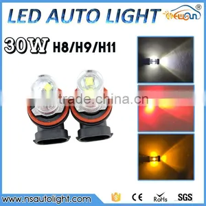 NEW 2016 Led Car Xenon White H8 High Power Aluminum Alloy W16W 30W LED Bulbs 6500K 12V 720 LM Fog Driving DRL thumbnail-1