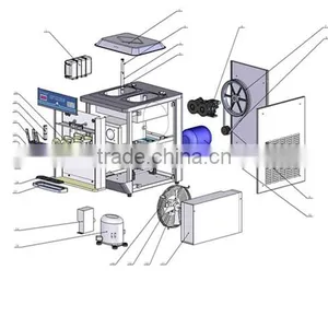 High Quality, Table Model Frozen Yogurt Machine Price(ICM-T112) thumbnail-2