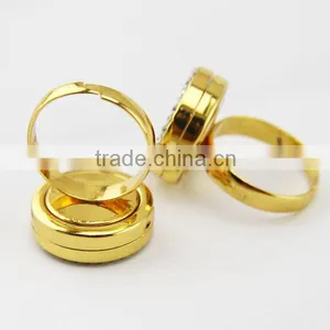 20MM Gold Jewelry Set Locket Ring thumbnail-6