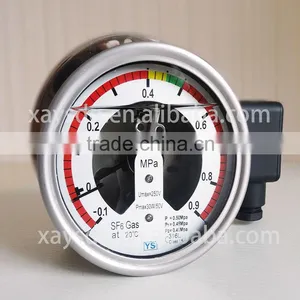 Stainless Steel Control And Monitoring The Gas SF6 Pressure Gauge High Voltage Electrical Equipment thumbnail-3