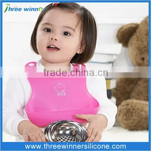 Custom Baby Silicone Bib for Infants thumbnail-2