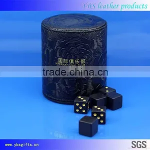 China Supplier New Product Genuine Leather Dice Cup thumbnail-1