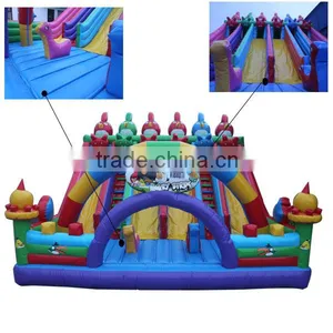 PVC Material Ocean Theme Mini Bouncy Castle, Inflatable Bouncer and Slide With Ladder thumbnail-2
