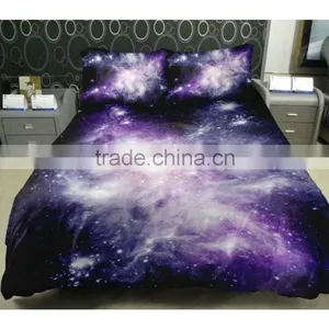 Blue 3D Bedding Sets Silver Grey Bedclothes Big Flower Bed Linens 3d Duvet Cover Set thumbnail-1