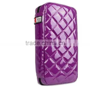 PU Leather Fashion BUBM 64 Capacity Purple Personalized CD Case thumbnail-2