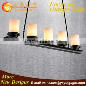 Long Wrought Iron Chandelier,2016 New Brochure Product Ceiling,vintage Iron Track Shaped Chandelier thumbnail-1