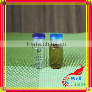 Brown Glass Chemical Bottles for Penicillin Bottle With Rubber Stopper for Pill Bottle With Flip Top Cap thumbnail-6