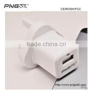 PNGXE Dual USB Charging Ports USA AC Power Home Wall Adapter Charger Plug for Smartphones thumbnail-1