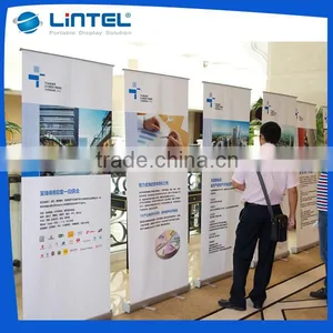 Small Aluminum Exhibition Roll up Display Stand thumbnail-3