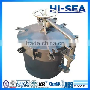 China Supplier Round Marine Stainless Steel Rotating Oil Tight Hatch Cover thumbnail-4