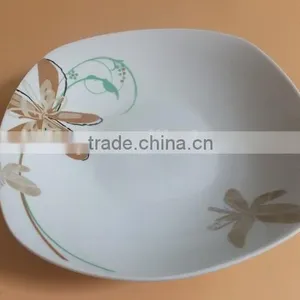 Elegance Porcelain Ceramic Square Dinner Sets Porcelain Tableware Dinnersets With Nice Flower Crockery Items Dinnerware Sets thumbnail-3