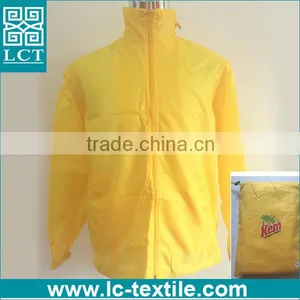 Wholesale 2015 Hot Selling Folding Into a Pouch Ultralight Windbreaker Collapsible Jacket With Heat Transfer Print(LCTN1564) thumbnail-1