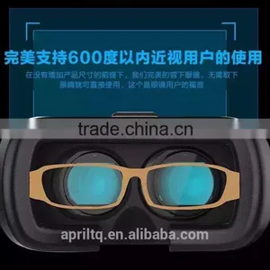VR Headset 3D Google Glass VR 3D Plastic Edition Head Mount Virtual Reality 3D Glasses Active Oculus Rift Google Cardboard thumbnail-5