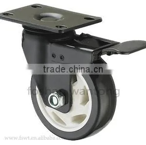 Best Selling Medium Heavy Duty Rigid PU Caster Wheels Wholesale thumbnail-4