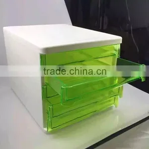 Light Green Plastic Box for Put Office File Plastic Production thumbnail-2