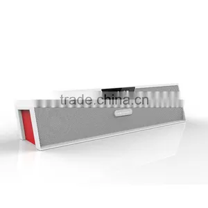 Small Size Flac Supported Led Light Time Display Dual Channel Bluetooth Speaker With fm Antenna thumbnail-3