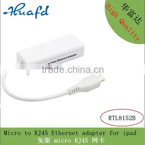 Wholesale Micro Usb Lan to Ethernet Adapter Driver for Tablet Made in China thumbnail-1