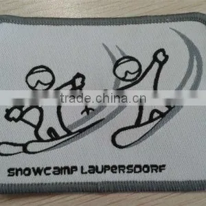 High Quality Overlocking Embroidered Woven Patch/badge thumbnail-1