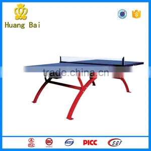 High Quality Outdoor Indoor Double Folding Movable Table Tennis Table With Wheels thumbnail-2